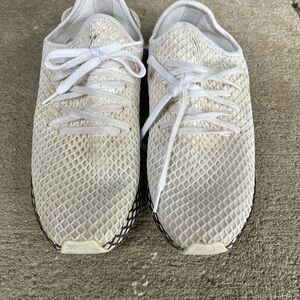 White Mesh Sneakers